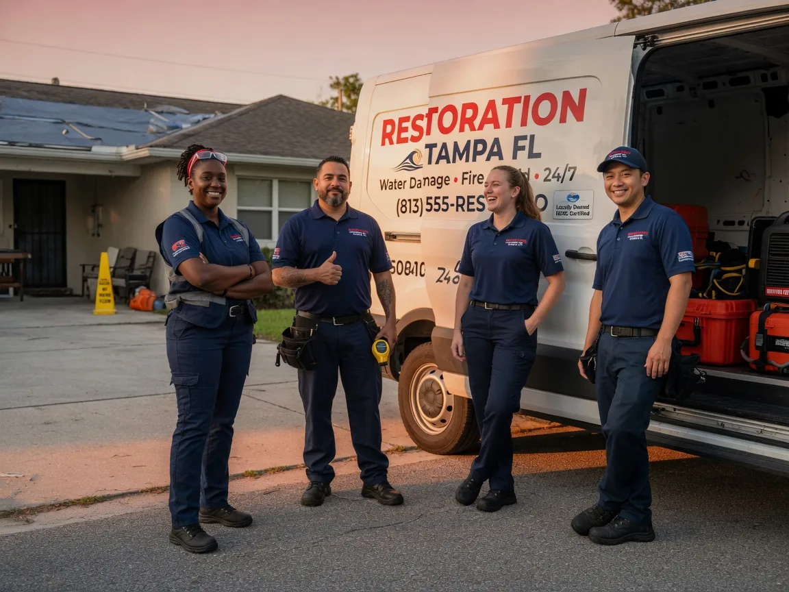 Water Damage Restoration company in Sharpes, FL